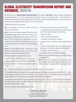 Global Electricity Transmission Report and Database, 2025-34