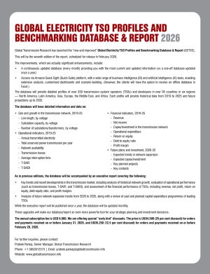 Global Electricity TSO Profiles and Benchmarking Report & Database