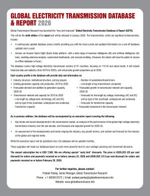 Global Electricity Transmission Database & Report 2026