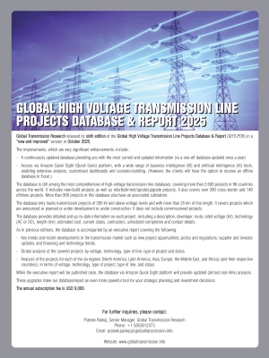 Global High Voltage Transmission Line Projects Database & Report